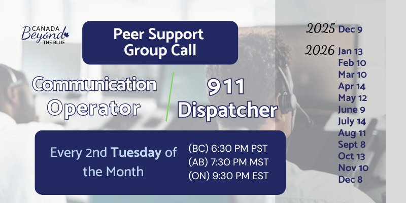 New Communication Operators/911 Dispatcher Monthly Support Call